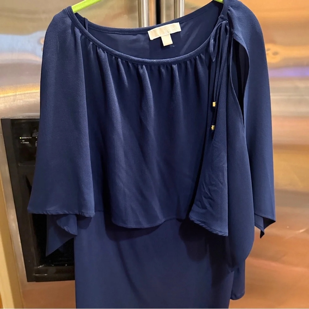 Michael‎ Kors Navy Blouse